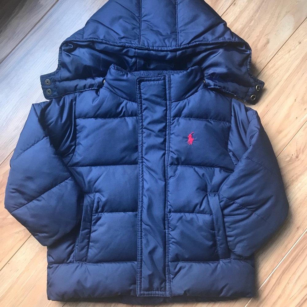 POLO RALPH LAUREN navy puffer